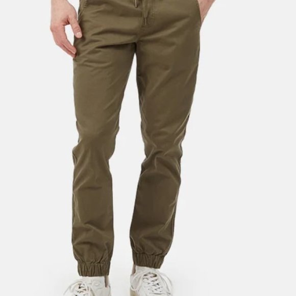 Tentree - Twill Classic Jogger - Olive Green - Picture 1 of 4